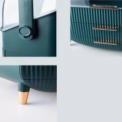 Be-Inspired® Beautycase – Make Up Organizer – Make-up Koffer – Cosmetica Tas – Met Lades – Opberger – Storage Box - Wit -Make-Up Poeder Verkoop 1200x1194 19