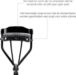 INTER-ESQUE® Wimperkruller - Eyelash Curler + 3x Gratis Extra Siliconen Pad & 3x Extra Kam - Zwart 12 INTER-ESQUE® Wimperkruller - Eyelash Curler + 3x Gratis Extra Siliconen Pad & 3x Extra Kam - Zwart -Make-Up Poeder Verkoop 1200x1196 14