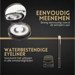 Magnetische Wimpers - 3 Paar - Luxe Set Inc. Eyeliner, Mascara, Kruller -Make-Up Poeder Verkoop 1200x1196 7