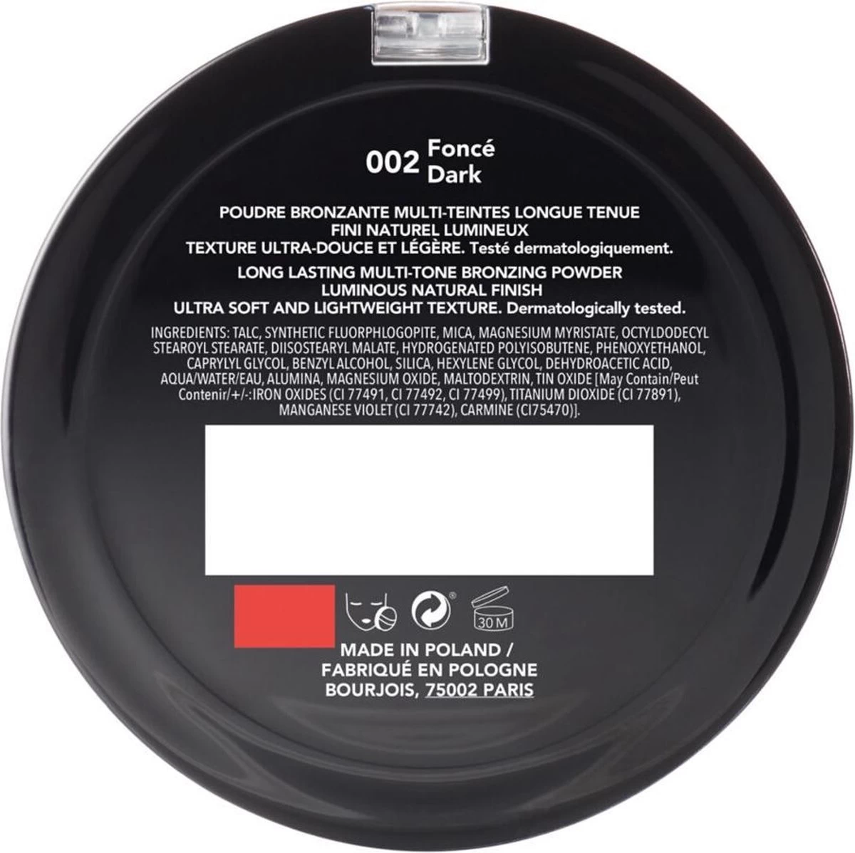 Bourjois Always Fabulous Bronzer - 002 Chocolate 3 Bourjois Always Fabulous Bronzer - 002 Chocolate - Afbeelding 3