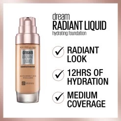 Maybelline Dream Radiant Liquid - 054 Toffee - Foundation Geschikt Voor De Droge Huid Met Hyaluronzuur - 30 Ml -Make-Up Poeder Verkoop 1200x1200 101