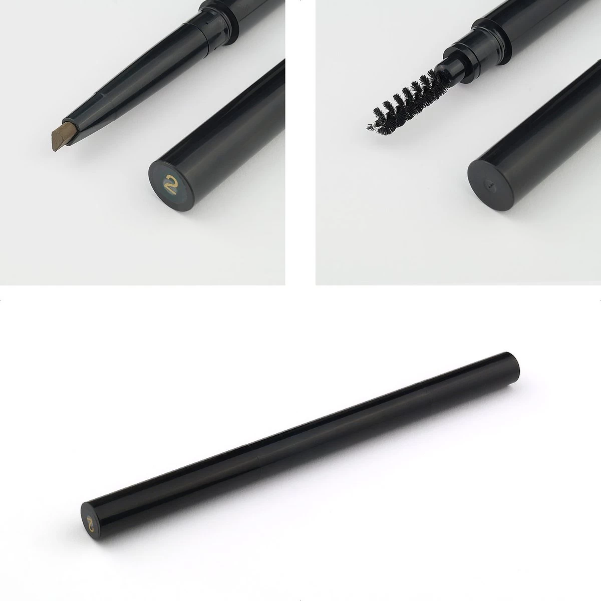 Wenkbrauw Trimmer Set - 8-delig – Met Epileer Pincet, 2x Wenkbrauw Schaartje, 2x Wenkbrauwmesje, Wenkbrauw Borstel, Wenkbrauwpotlood, Spoolie – In Stevige Etui - Zwart 6 Wenkbrauw Trimmer Set - 8-delig – Met Epileer Pincet, 2x Wenkbrauw Schaartje, 2x Wenkbrauwmesje, Wenkbrauw Borstel, Wenkbrauwpotlood, Spoolie – In Stevige Etui - Zwart - Afbeelding 6