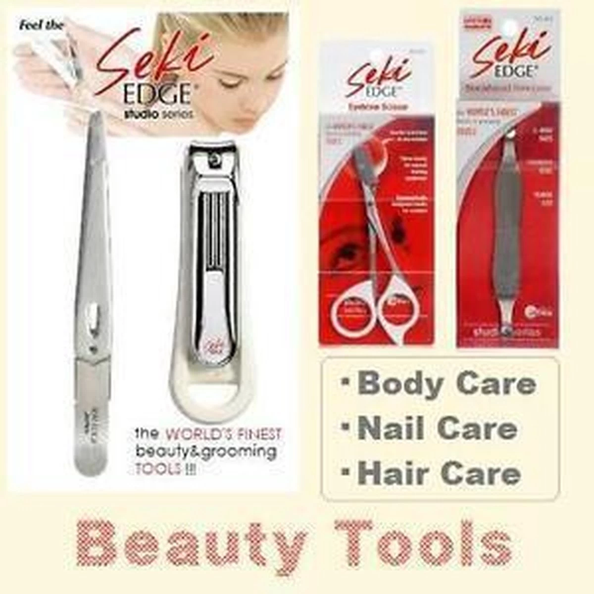Seki Edge S605 Eyebrow Scissor Wenkbrauwschaartje - Wenkbrauw Trimmer 4 Seki Edge S605 Eyebrow Scissor Wenkbrauwschaartje - Wenkbrauw Trimmer - Afbeelding 4