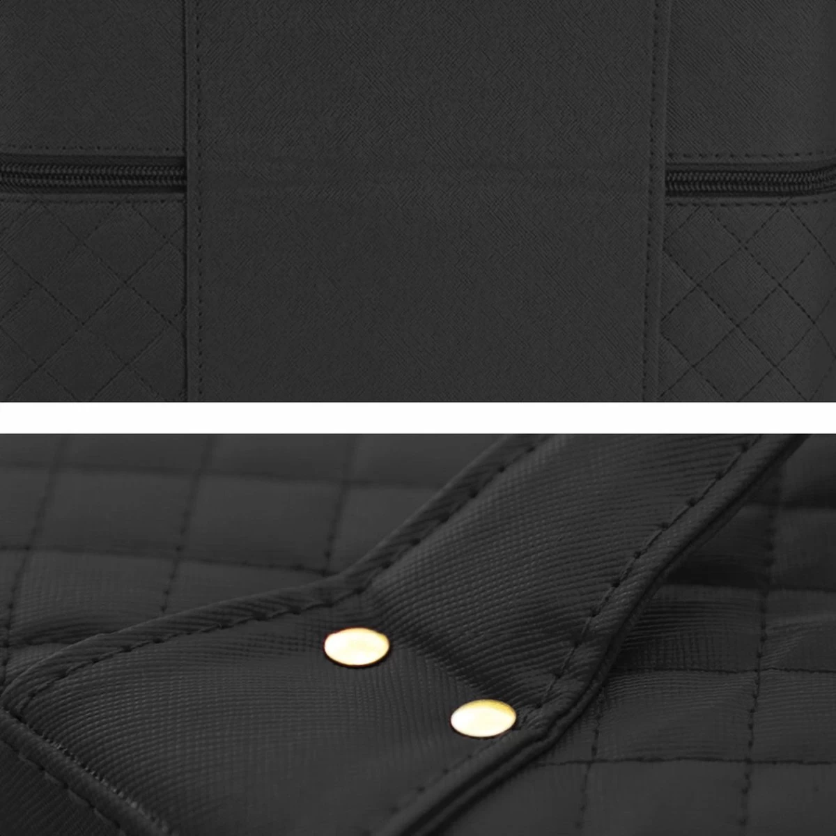 Confibel Make Up Koffer - Uitklapbaar - 5 Opbergbakken - Met Spiegel - Zwart 12 Confibel Make Up Koffer - Uitklapbaar - 5 Opbergbakken - Met Spiegel - Zwart - Afbeelding 12