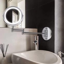 MH Products - Make Up Spiegel - Rond - Wanspiegel - Spiegellamp - 5x Vergroting - 17,5 Cm CM 12 MH Products - Make Up Spiegel - Rond - Wanspiegel - Spiegellamp - 5x Vergroting - 17,5 Cm CM -Make-Up Poeder Verkoop 1200x1200 1109