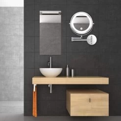 MH Products - Make Up Spiegel - Rond - Wanspiegel - Spiegellamp - 5x Vergroting - 17,5 Cm CM 13 MH Products - Make Up Spiegel - Rond - Wanspiegel - Spiegellamp - 5x Vergroting - 17,5 Cm CM -Make-Up Poeder Verkoop 1200x1200 1110