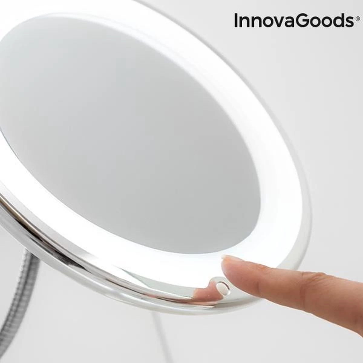 Innovagoods Led Vergrotende Spiegel Met Flexibele Arm En Zuignap Mizoom - Spiegel Met Verlichting - Spiegel - Spiegel Met Zuignap - Spiegel Met Verlichting - Badkamerspiegel Met Led Verlichting - Spiegel Met Verlichting Make Up - Spiegel Met Licht 6 Innovagoods Led Vergrotende Spiegel Met Flexibele Arm En Zuignap Mizoom - Spiegel Met Verlichting - Spiegel - Spiegel Met Zuignap - Spiegel Met Verlichting - Badkamerspiegel Met Led Verlichting - Spiegel Met Verlichting Make Up - Spiegel Met Licht - Afbeelding 6