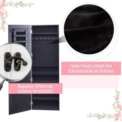 HOMCOM 2-in-1 Sieradenkast Wandspiegel Spiegelkast Sieraden Ladekast Spiegel 833-102WT 19 HOMCOM 2-in-1 Sieradenkast Wandspiegel Spiegelkast Sieraden Ladekast Spiegel 833-102WT -Make-Up Poeder Verkoop 1200x1200 1153