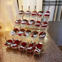 Janaden 4 Tier Acryl Display Stand Parfum Organizer Cupcake Dessert Display Stand Acryl Riser Trap Plank Voor Funko Pops Figuren, Cosmetische Opslag Organizer, Nagellakrek, Kruidenrek -Make-Up Poeder Verkoop 1200x1200 1232