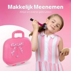 Make Up Koffer 25 Delig - Roze - Make Up Koffer Met Inhoud - Make Up Koffer Meisjes - Make Up Koffer Kinderen - Make Up Set Voor Meisjes -Make-Up Poeder Verkoop 1200x1200 1238