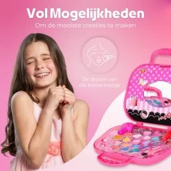 Make Up Koffer 25 Delig - Roze - Make Up Koffer Met Inhoud - Make Up Koffer Meisjes - Make Up Koffer Kinderen - Make Up Set Voor Meisjes -Make-Up Poeder Verkoop 1200x1200 1240