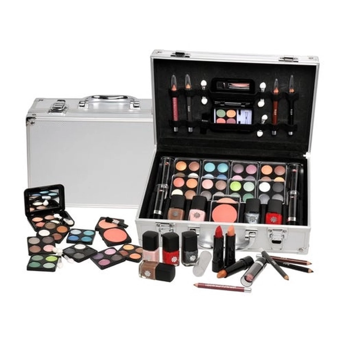 Make Up Koffer Gevuld | Cosmetics Make-Up Set 51-Delig | Make Up | Make Up Koffer Met Inhoud | Make Up Koffer 4 Make Up Koffer Gevuld | Cosmetics Make-Up Set 51-Delig | Make Up | Make Up Koffer Met Inhoud | Make Up Koffer - Afbeelding 4