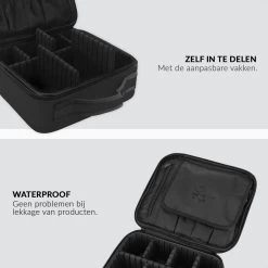 Cosmetica Koffer - Make-up Koffer Met Verstelbare Vakken - Visagie En Nagelstyliste Beauty Koffer - 26x23x9CM -Make-Up Poeder Verkoop 1200x1200 1250