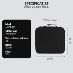 Cosmetica Koffer - Make-up Koffer Met Verstelbare Vakken - Visagie En Nagelstyliste Beauty Koffer - 26x23x9CM -Make-Up Poeder Verkoop 1200x1200 1252