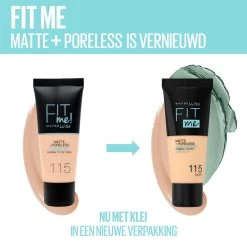 Maybelline Fit Me Matte & Poreless Foundation - 104 Soft Ivory 19 Maybelline Fit Me Matte & Poreless Foundation - 104 Soft Ivory -Make-Up Poeder Verkoop 1200x1200 126