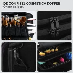 Cosmetica Koffer - Make-up Koffer Met Verstelbare Vakken - Visagie En Nagelstyliste Beauty Koffer - 35x25x11CM -Make-Up Poeder Verkoop 1200x1200 1269