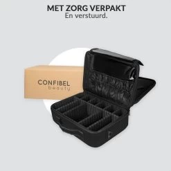Cosmetica Koffer - Make-up Koffer Met Verstelbare Vakken - Visagie En Nagelstyliste Beauty Koffer - 35x25x11CM -Make-Up Poeder Verkoop 1200x1200 1273