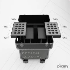 PIXMY® - MT130-S - Make Up Koffer - Cosmetica Koffer - DESIGN 14 PIXMY® - MT130-S - Make Up Koffer - Cosmetica Koffer - DESIGN -Make-Up Poeder Verkoop 1200x1200 1299