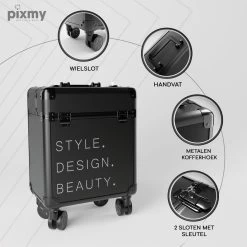 PIXMY® - MT130-S - Make Up Koffer - Cosmetica Koffer - DESIGN 19 PIXMY® - MT130-S - Make Up Koffer - Cosmetica Koffer - DESIGN -Make-Up Poeder Verkoop 1200x1200 1304