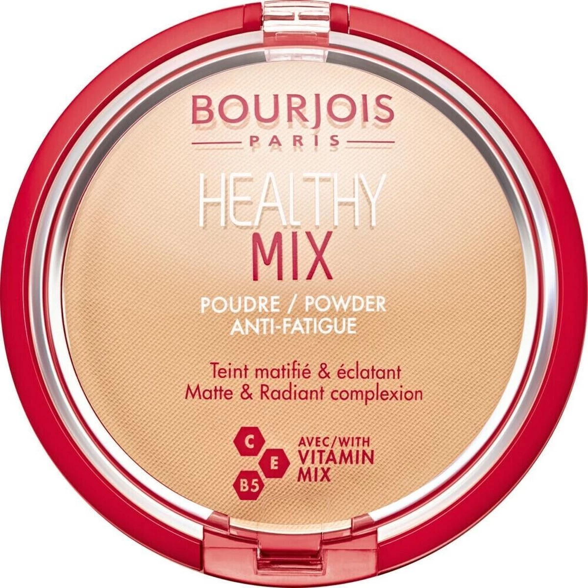 Bourjois Healthy Mix Compact Gezichtspoeder - 02 Golden Ivory 1 Bourjois Healthy Mix Compact Gezichtspoeder - 02 Golden Ivory