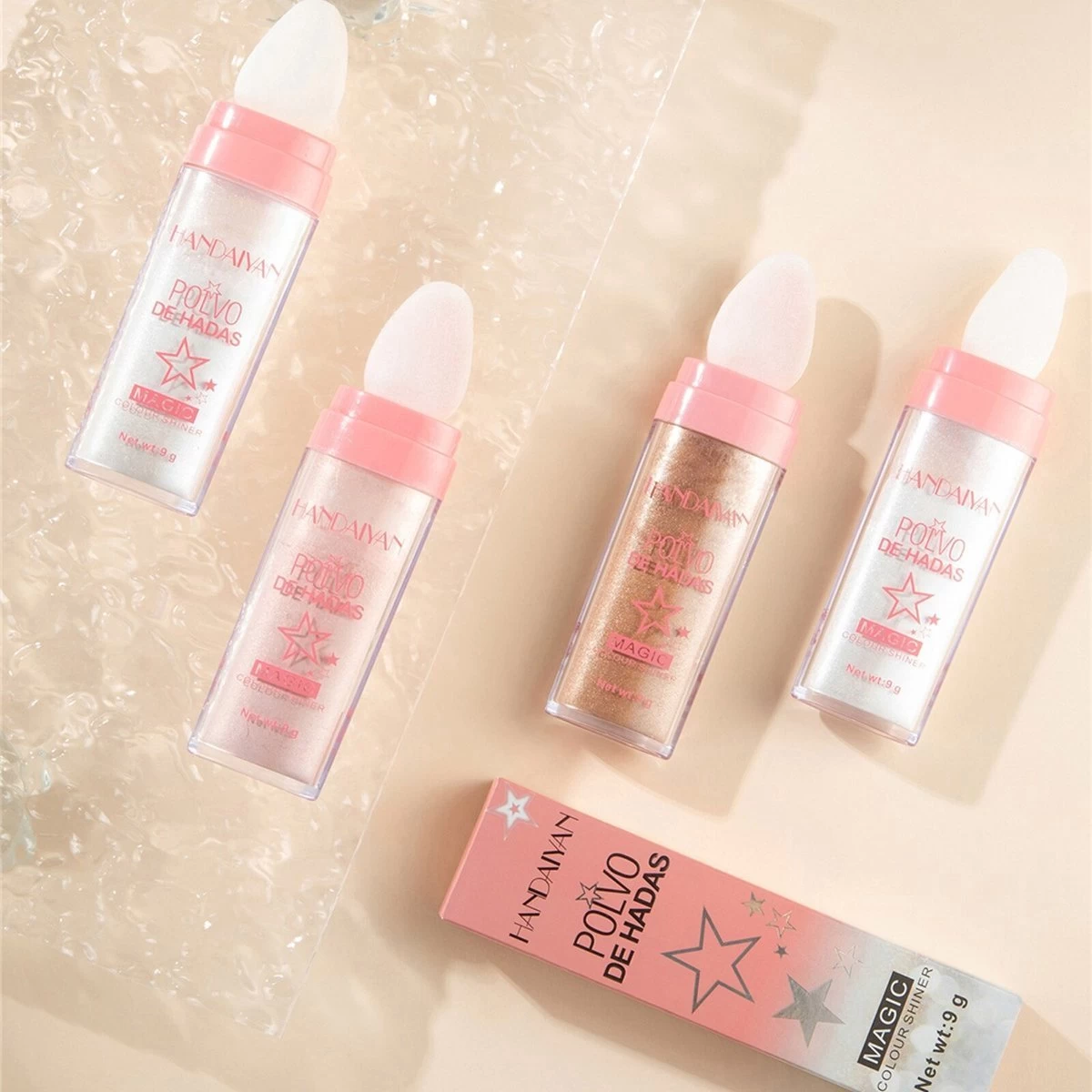 Polvo De Hadas - Highlighter - Glitter - Kleur Goudbruin (Trend) 3 Polvo De Hadas - Highlighter - Glitter - Kleur Goudbruin (Trend) - Afbeelding 3