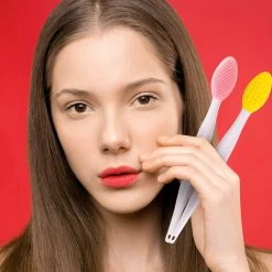 Merkloos Lip Scrub Borstel Set 4-delig - Mee Eters Verwijderen – Gezichtsreiniger – Gezichtsborstel Blackhead Remover -Make-Up Poeder Verkoop 1200x1200 523