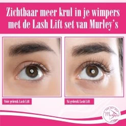 MURLEY’s Lash Lift Professionele Wimperlifting Set - Eyelash Lifting Kit - Wimperlift - Lashlift - 12 Weken Lang Perfect Gekrulde Wimpers - Geen Wimperkruller Meer Nodig -Make-Up Poeder Verkoop 1200x1200 595
