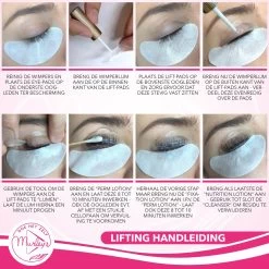 MURLEY'S Lashlift Set Met Wimperverf & Wenkbrauwverf, Met Zwarte Verf -Make-Up Poeder Verkoop 1200x1200 610