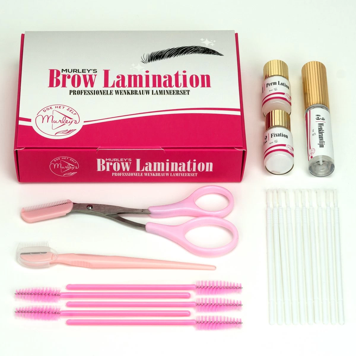 MURLEY'S Brow Lamination Kit - Brow Lift - Starterkit - Wenkbrauwlifting Set - Langdurig Perfecte Wenkbrauwen 3 MURLEY'S Brow Lamination Kit - Brow Lift - Starterkit - Wenkbrauwlifting Set - Langdurig Perfecte Wenkbrauwen - Afbeelding 3