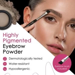 Wenkbrauwpoeder Donkerblond - Taupe - Wenkbrauw Make-up - Zachte, Natuurlijke Wenkbrauwen - Marie-José & Co -Make-Up Poeder Verkoop 1200x1200 967