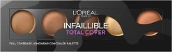 L'Oréal Paris LMU Inf.TCover Conceal.palette 2 Dark S Concealermake-up -Make-Up Poeder Verkoop 1200x363