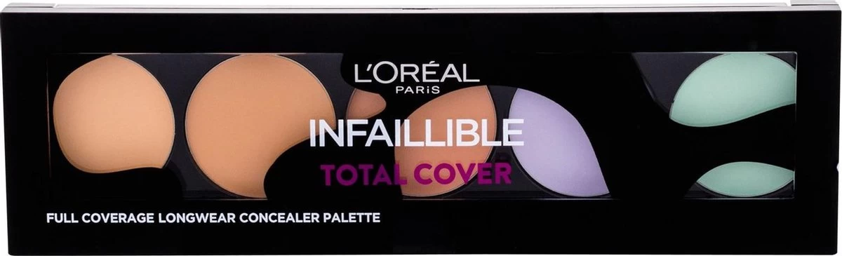 L'Oréal Paris Infallible Total Cover Concealer Palette - 105 Red Fiction 3 L'Oréal Paris Infallible Total Cover Concealer Palette - 105 Red Fiction - Afbeelding 3
