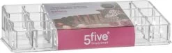 Five® Lipstick Houder 24-vaks - Transparant - Sorteervakken