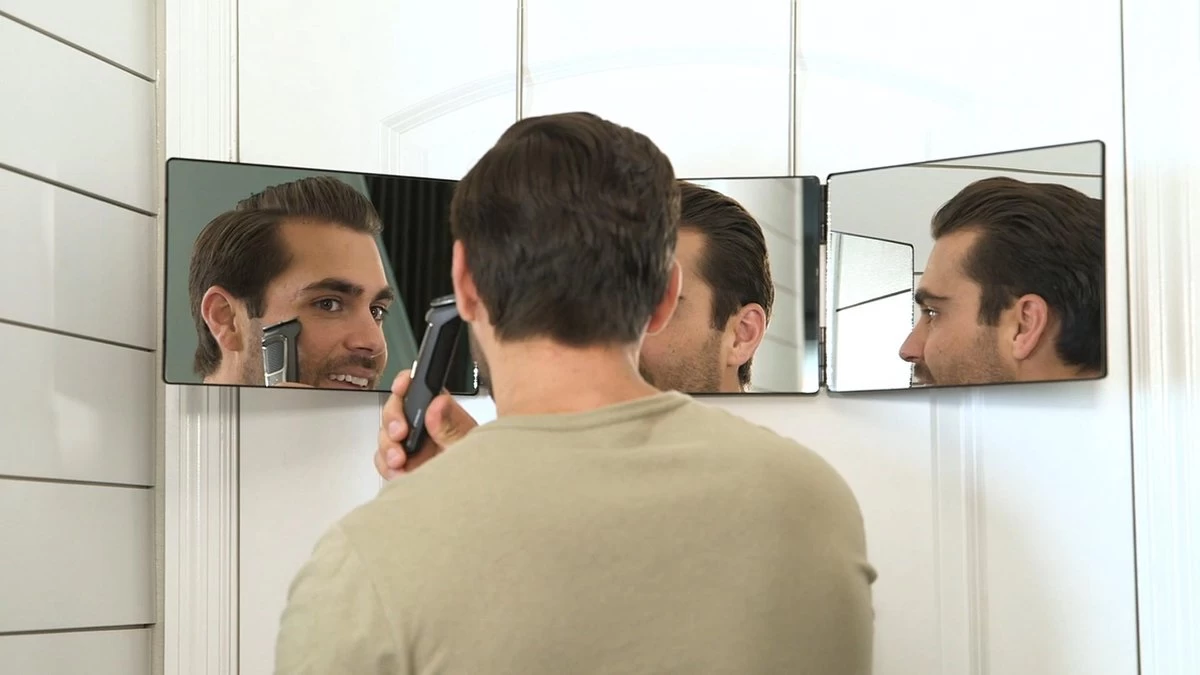 Merkloos Multi Mirror - Make-up Spiegel - Thuis Kapper Spiegel - Self Cut Spiegel - 360 - Hangend 7 Merkloos Multi Mirror - Make-up Spiegel - Thuis Kapper Spiegel - Self Cut Spiegel - 360 - Hangend - Afbeelding 7