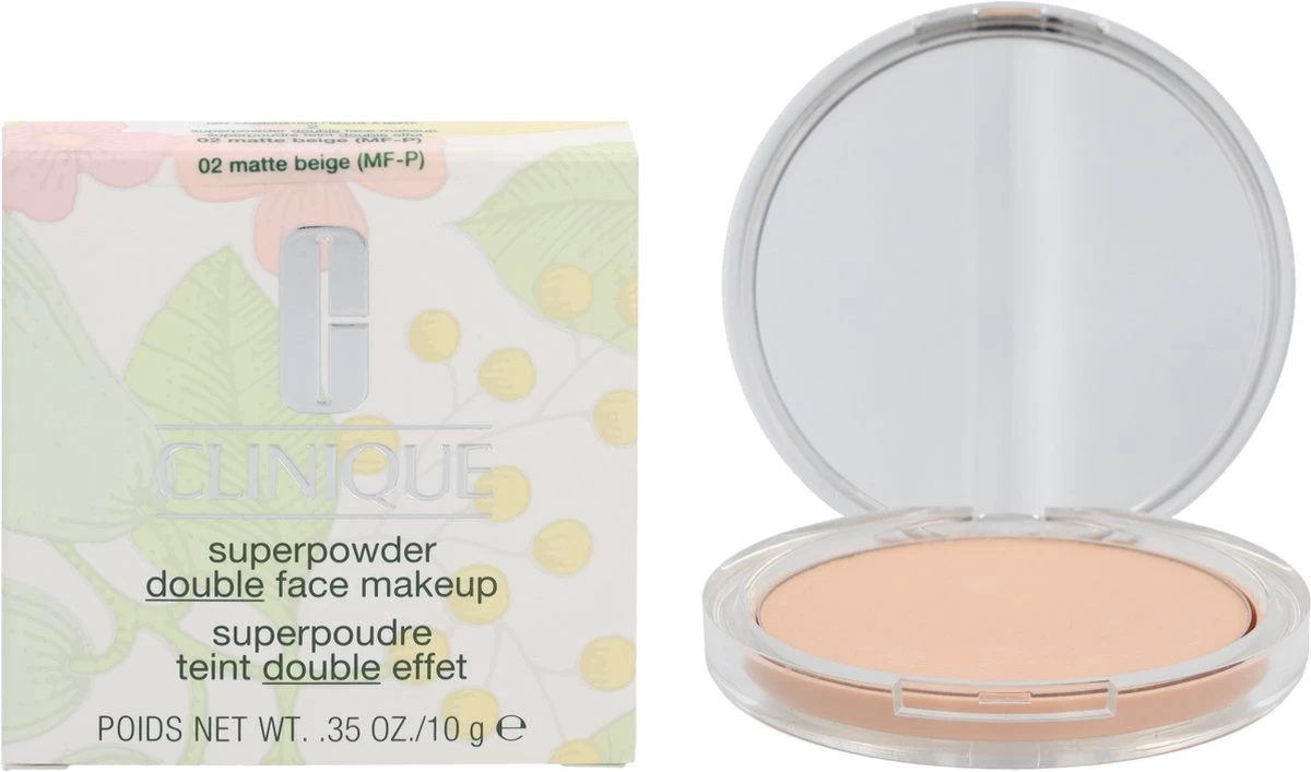 Clinique Superpowder Double Face Makeup - 02 Matte Beige - 10 G 1 Clinique Superpowder Double Face Makeup - 02 Matte Beige - 10 G