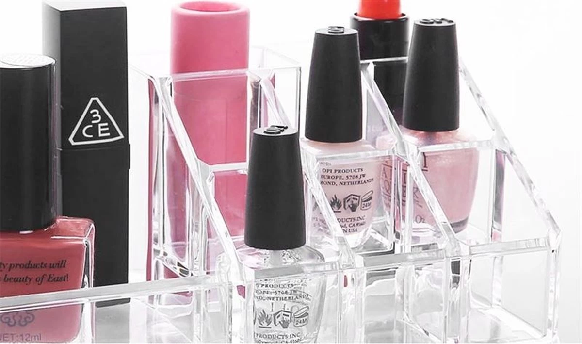 UNIQ Make-up Organizer Met 1 Lade SF-1061 (U310) - Cosmetica Opbergdoos - Transparant 4 UNIQ Make-up Organizer Met 1 Lade SF-1061 (U310) - Cosmetica Opbergdoos - Transparant - Afbeelding 4