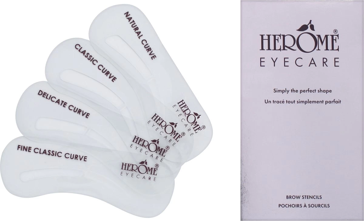 Herome Eye Care Wenkbrauwsjablonen Brow Stencils - Creëer De Perfecte Wenkbrauwen - 4 Stuks 1 Herome Eye Care Wenkbrauwsjablonen Brow Stencils - Creëer De Perfecte Wenkbrauwen - 4 Stuks