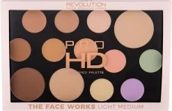 Makeup Revolution HD Pro Palette The Works - Light/Medium -Make-Up Poeder Verkoop 1200x778