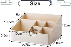 Merkloos Make-Up Organizer - Opbergdoos - Cosmetica - Grijs - Sieraden - Nagelak - Make Up Organizer - Make Up Organizers -Make-Up Poeder Verkoop 1200x798