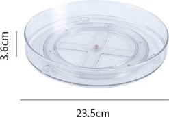 Merkloos Make Up Draaiplateau Organiser Plus Extra Gezichtsmasker - Make Up Organizer Transparant - 24cm - Make-up Organiser Transparant - Lazy Susan Draaiplateau - Draaiplateau - Draaischijf - Badkamer Organizer - Draaischijf - Make Up Doos - Bwa Commerce -Make-Up Poeder Verkoop 1200x831 1