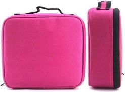 Cosmetica Koffer - Make-up Koffer Met Verstelbare Vakken - Visagie En Nagelstyliste Beauty Koffer - 26x23x9CM - Roze -Make-Up Poeder Verkoop 1200x883 2