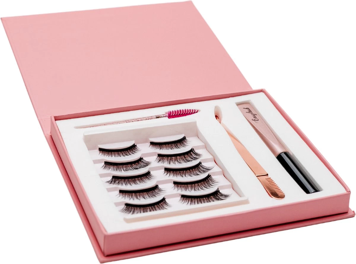 Easylash Magnetische Wimpers Met Eyeliner – Nepwimpers – Wimperextensions – Wimpers Magnetisch – 5 Paar Wimpers Met Eyeliner – Incl. Applicator – Natuurlijke Look 1 Easylash Magnetische Wimpers Met Eyeliner – Nepwimpers – Wimperextensions – Wimpers Magnetisch – 5 Paar Wimpers Met Eyeliner – Incl. Applicator – Natuurlijke Look