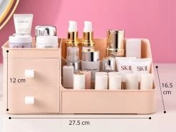 Make-Up Organizer - Cosmetica - Opbergdoos - Roze - Nagellak - Creme - Sieraden - Pennenbakje - Bureau - Organizers - Make Up -Make-Up Poeder Verkoop 1200x901 6