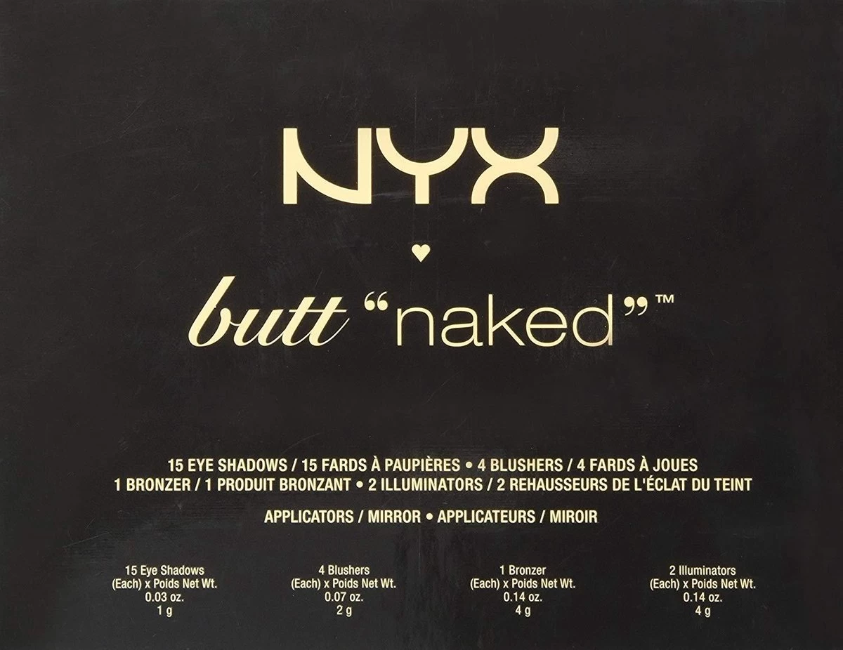 NYX PROFESSIONAL MAKEUP NYX Butt Naked Make-up Palette 2 NYX PROFESSIONAL MAKEUP NYX Butt Naked Make-up Palette - Afbeelding 2