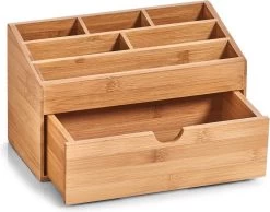 Zeller Present Houten Bureau Organizer - C-04-4-CHout - Sorteervakken & Duurzaam -Make-Up Poeder Verkoop 1200x944 3