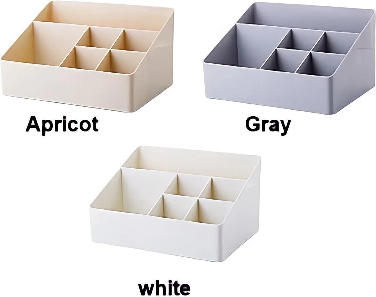 Merkloos Make-Up Organizers - Opbergdoos - Cosmetica - Beige - Sieraden - Nagelak - Make Up Organizer - Make Up Organizers 6 Merkloos Make-Up Organizers - Opbergdoos - Cosmetica - Beige - Sieraden - Nagelak - Make Up Organizer - Make Up Organizers - Afbeelding 6