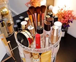 JZK Clear Acryl Home Beauty-organizer 360°, Draaibaare Cosmeticabox Voor Dresser, Slaapkamer, Badkamer, Voor Lippenstift, Kwastjes, Nagellak, Crèmes 7 JZK Clear Acryl Home Beauty-organizer 360°, Draaibaare Cosmeticabox Voor Dresser, Slaapkamer, Badkamer, Voor Lippenstift, Kwastjes, Nagellak, Crèmes -Make-Up Poeder Verkoop 1200x980 1