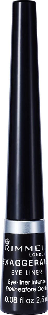 Rimmel London Exaggerate Eyeliner - 01 Black