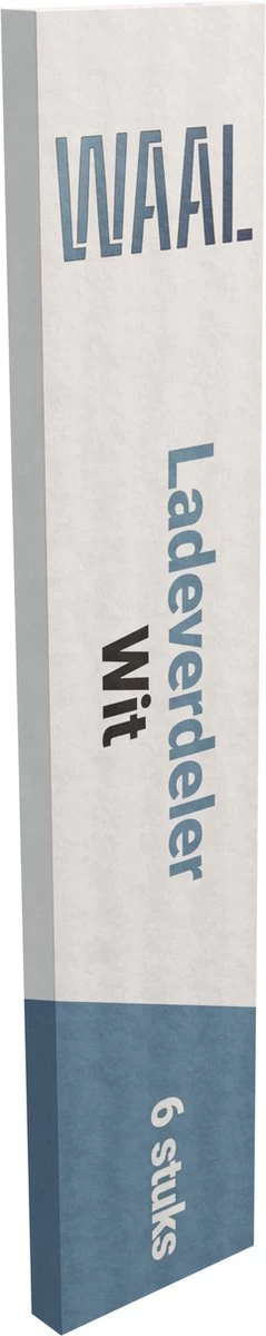 Waal® Lade Organizer - Lade Verdeler - 6 Stuks - Wit 6 Waal® Lade Organizer - Lade Verdeler - 6 Stuks - Wit - Afbeelding 6