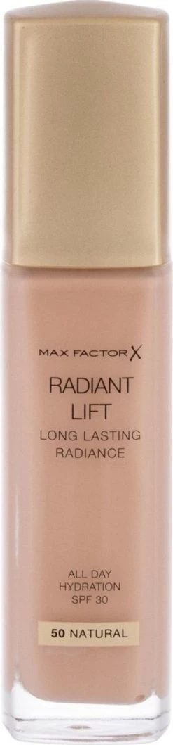Max Factor - Radiant Lift Foundation - 050 Natural 18 Max Factor - Radiant Lift Foundation - 050 Natural -Make-Up Poeder Verkoop 280x1200